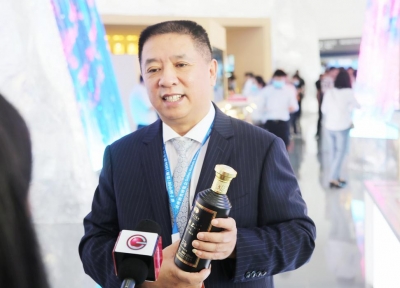 第十屆酒博會上黃永毅總裁解密天朝上品成功之道